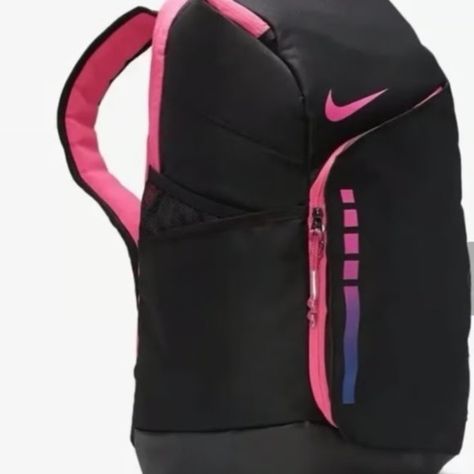 Nike Hoops Elite Backpack 2023 Black Fierce Pink 32L Basketball Bag New Nike Elite Backpack, Elite Backpack, Basketball Bag, Nike Backpack, 11th Grade, Nike Elite, Pink Nike, Pink Nikes, Black And Pink