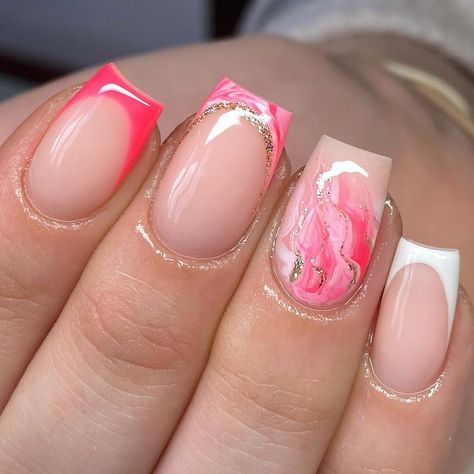 25 Trendy Summer 2024 Nails to Inspire You Summer Holiday Nails 2024, Nail Designs Bright, Nails Biab, Biab Nails, Acrylic Nails Almond Shape, Coffin Nail Designs, Nails Holiday, 2024 Nails, Acrylic Nail Powder