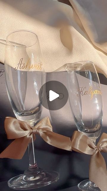 Chennai Calligrapher Engraver | Calligraphy & Engraving on Instagram: "Engraved wine glasses making the perfect gift this wedding season✨  Our custom engraved wine glass make every sip special, adding a touch of beauty and elegance. Perfect for weddings, anniversaries or simply adding a touch of luxury to your evenings. Discover the art of personalised luxury with The Southern Calligraphy. 🍷💖  Order now and make every toast unforgettable 🥂  POV :   “Client’s Perspective”: Imagine hosting your next party with beautifully engraved wine glasses that leave your guests in awe. Every sip feels more luxurious.  “Event  Planner’s Perspective”: Make your events unforgettable with live Calligraphy engraving, that a touch of personalisation and no doubt live Calligraphy Engraving counters at your Calligraphy Engraving, Engraved Wine Glasses, Bridal Shower Gifts For Bride, Calligraphy Artist, Wedding Day Gifts, Personalized Wine Glass, Engraving Art, Engraved Gifts, Champagne Flutes