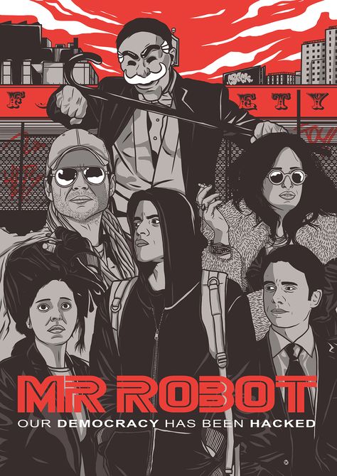 Mr Robot Poster, Robot Poster, Robot Tv, Robot Wallpaper, Devious Maids, Robot Cartoon, Hemlock Grove, Christian Slater, Mr Robot