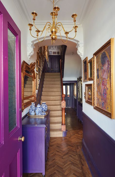 A Love Letter to Purple Interiors | Velvet Jungle Interiors | Maximalist & Eclectic Interior Design Modern Living Room Decor Ideas, Maximalist Interior Design, Eco Homes, Pirate Cosplay, Maximalist Interior, Modern Living Room Decor, Colorful Interior, Eclectic Interior Design, Northern Irish