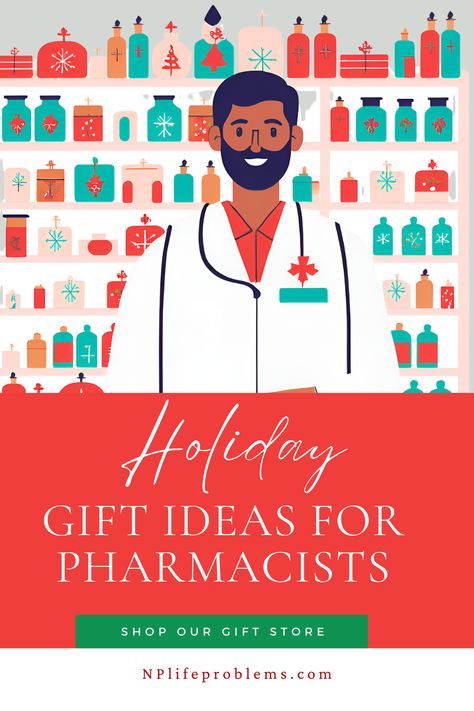 🎄✨ Looking for the perfect gift for your favorite pharmacist this holiday season? Check out our Creative Holiday Pharmacy Gift Guide! We've rounded up the most unique and thoughtful gifts that any pharmacist will love. These pharmacy-themed gifts are sure to bring joy and appreciation. 🧑‍⚕️🎁

#PharmacyGifts #HolidayGiftGuide #UniquePharmacyGifts #PharmacistGifts #ChristmasShopping #HolidayGifts #PharmacyLife #PharmacyProfession #CreativeGifts Pharmacy Gift Ideas, Gifts For Pharmacist, Pharmacy Tech Gift Ideas, Pharmacist Gift Ideas, Nurse Practitioner School, Gift Guide Christmas, Pharmacy Student, Pharmacist Gift, Medication Management