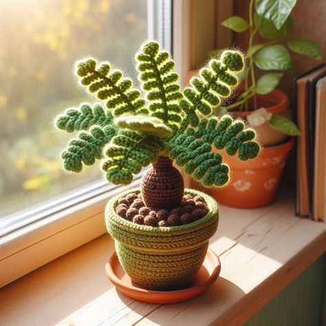 Crochet Plant Garland, Crochet Houseplants Free Pattern, Crochet Plant Pillow, Crochet Inspiration Ideas Projects, Crochet Plants Free Pattern, Crochet House Plants, Plant Pot Crochet, Crochet Plant Pattern, Cactus En Crochet