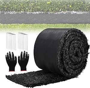 10 Ft Long Rubber Mulch for Landscaping Garden Mulch Black Roll Rubber Mulch Mat Natural-Looking Edging Border Cuttable Reduced Weed Growth Bed Liner for Garden (1 Pack) Mulch Mat, Black Rubber Mulch, Mowing Strip, Soil Fertilizer, Garden Mulch, Rubber Mulch, Mulch Landscaping, Bed Liner, Landscaping Garden