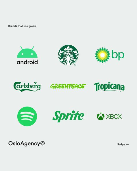 COLOUR PSYCHOLOGY SERIES No. 4 | Green Green symbolises growth, harmony and renewal. If your brand embraces the energy of nature and the promises of new beginnings, start with a brand colour that speaks to that! Swipe to see examples of companies that use green in their logos and see our favourite shades. #colour #colourpsychology #colorpsychology #green #branding #design #visualidentity #designers #graphicdesign #branding #brandproject #brandmanager #contentmarketing #designprocess #brand... Green Branding Design, Pantone Green, Green Branding, Pantone Swatches, Colour Psychology, Brand Consistency, Brand Management, Color Psychology, The Energy