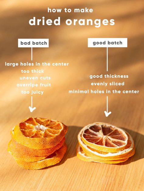 After making a bad batch of orange garlands (and I do mean bad). I went back to the drawing board and as a result made 5 GOOD batches after the first. With so many batches of dried oranges under my belt, I'm sharing the dos and don'ts of making dried oranges. And the best part is... it's so easy! Prep time on these orange garlands is just 10-15 minutes! Orange Garlands, Dried Orange Garland, Orange Craft, How To Make Orange, Dried Oranges, Dried Orange Slices, Holiday Garlands, Fruit Slice, Bad Batch