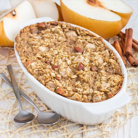 Apple Oatmeal Bake, Insulin Resistance Diet Recipes, Baked Apple Oatmeal, Golo Recipes, Oatmeal Bake, Golo Diet, Asian Pear, Apple Oatmeal, Granola Healthy