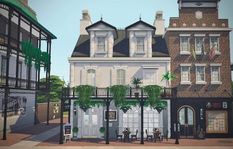 New Orleans House Plans, The Sims 4 Lots, Sims 4 House Plans, Sims 4 House Building, Suburban House, Sims 4 House Design, Casas The Sims 4, Sims Building, New Orleans Homes