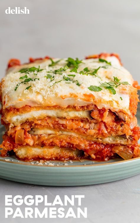 Eggplant Parm Recipe, Eggplant Recipes Healthy, Autumn Recipes Vegetarian, Eggplant Parmesan Baked, Eggplant Recipes Parmesan, Eggplant Parm, Keto Lasagna, Baked Eggplant, Summer Recipes Dinner