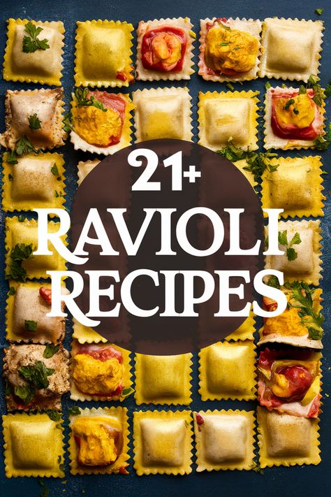 Christmas Tree Ravioli, Homemade Ravioli Dough Recipe, Homemade Sausage Ravioli, Ravioli Spinach Recipe, Beef Ravioli Filling Recipe, Homemade Ravioli Recipe Filling, Meat Ravioli Recipe, Breaded Ravioli, Four Cheese Ravioli Recipe