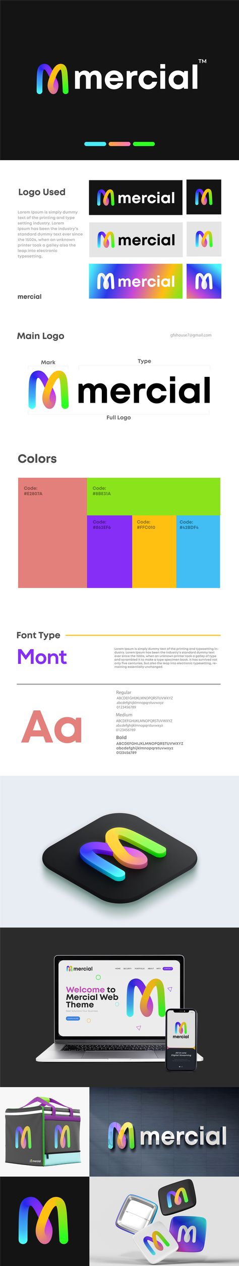 Gradient Logo Branding, Pharma Branding, Gradient Logo Design, Logo Gradient, Ribbon Logo, Brand Identity Logo, Visual Identity System, Modern Logos, Gradient Logo