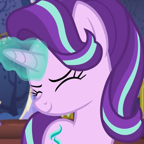 From My Little Pony: FiM S6E21 "Every Little Thing She Does" tags: starlight glimmer, my little pony, mlp icon pfp Starlight Glimmer Pfp, Starlight Glimmer Wallpaper, Starlight Glimmer And Trixie, Starlight Glimmer Icon, Mlp Starlight Glimmer, Mlp Starlight, Mlp Pfps, Mlp Pfp, Mlp Icons