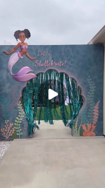 Under The Sea Entrance Decor, Ocean Theme Party Decorations Diy, Sea Theme Birthday Decoration, Mermaid Theme Decor, Christmas Under The Sea, Under The Sea Decorations Ocean Themes, Under The Sea Birthday Party Decorations, Diy Under The Sea Decorations, Mermaid Theme Birthday Party Decorations