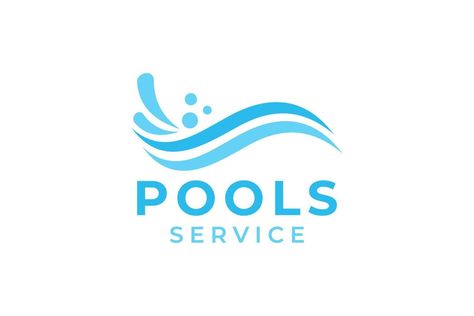 Swimming Pool Service Logo with Cleaning Pool and Maintenance Concept. Swimming Pool Service, Pool Service, Service Logo, Tree Saw, Pool Cleaning, Cityscape Photos, Logo Banners, Heart With Arrow, Landscape Photos