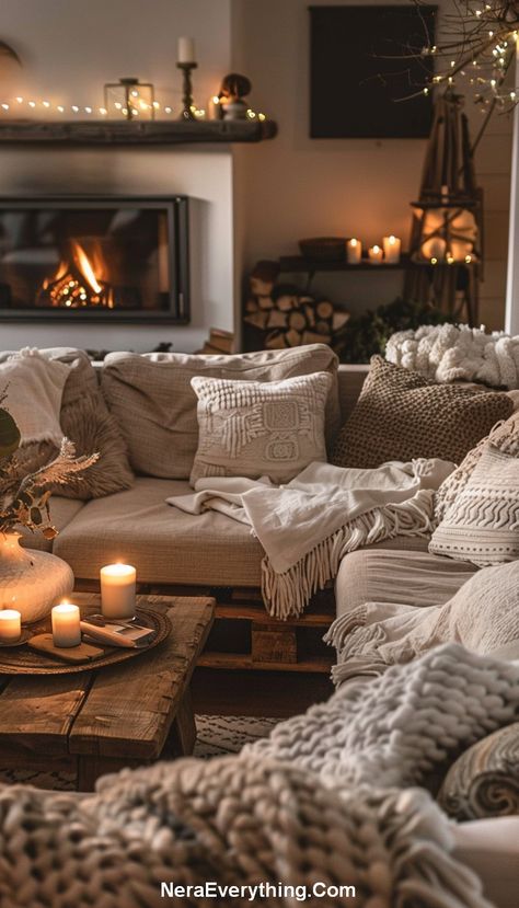 60+ Cozy Living Room Setup Ideas and Designs for 2024 Hygge Playroom, Living Room Setup Ideas, Townhome Design, Room Setup Ideas, Hygge Living Room, Large Lounge, Home Decor Ideas Bedroom, Fall Aesthetics, Cozy Living Room Design