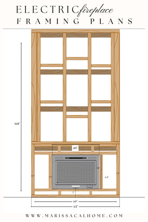 Designing your fireplace surround, especially with built-ins, takes a lot of planning. Every space is different. You'll have to consider the placement - will the TV be above the fireplace or on a different wall? Interior or exterior wall? In between windows? Electric or gas insert? If you install built-ins, will you have cabinets, shelves, bench seating or a combination? Let's look at some options!! Electric Fireplace Framing, Fireplace Framing, Asymmetrical Fireplaces, Fireplace Drawing, Garden Flat, Built In Electric Fireplace, Gas Insert, Cabinets Shelves, Sitting Room Design