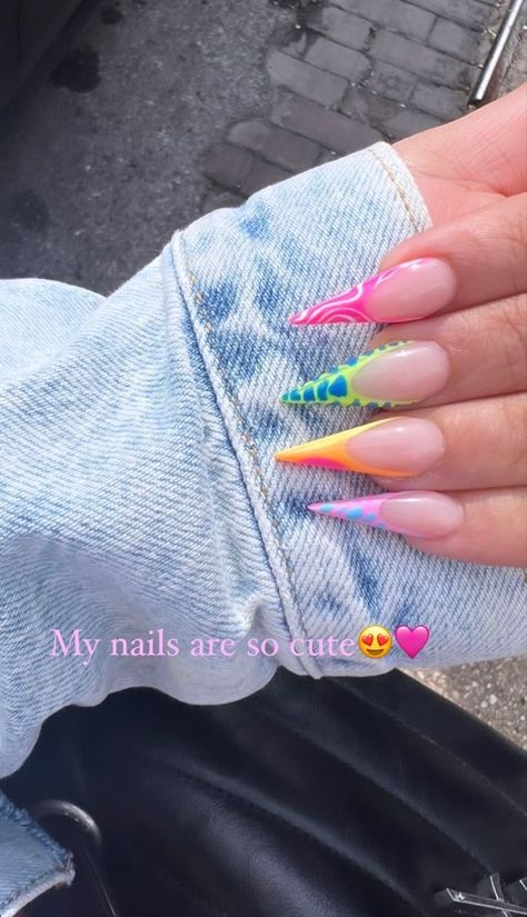 Drip Nails, Colored Acrylic Nails, Short Square Acrylic Nails, Long Acrylic Nails Coffin, Acrylic Nails Coffin Pink, Nails Only, Unique Acrylic Nails, Bling Acrylic Nails, Acrylic Nails Coffin Short