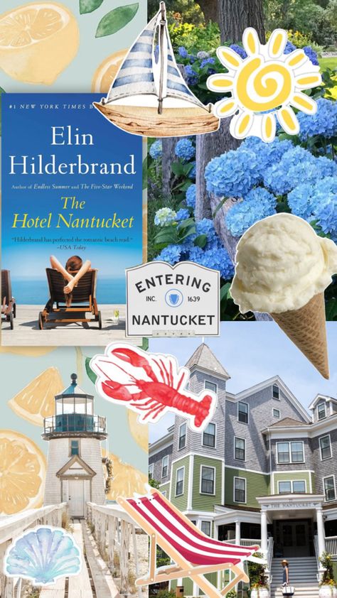 Hotel Nantucket Elin Hilderbrand book aesthetic Hotel Nantucket, Elin Hilderbrand Books, Nantucket Aesthetic, Elin Hilderbrand, England Aesthetic, Book Haul, Happy Wife Happy Life, Romantic Beach, Coastal Life