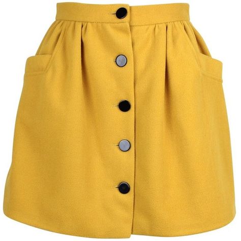 Sleeveless Dress Outfit, Saree Blouse Neck Designs, Pocket Skirt, Kids Dress Wear, Cute Skirt Outfits, Skirts For Kids, Yellow Skirt, High Waist Skirt, Baby Frocks Designs