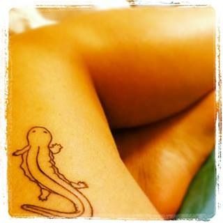 Hellbender tattoo Hellbender Tattoo, Hellbender Salamander, Salamander Tattoo, Piercing Ideas, Tattoo Inspo, Girls Out, Sweet Girls, Tatting, Tattoo Ideas