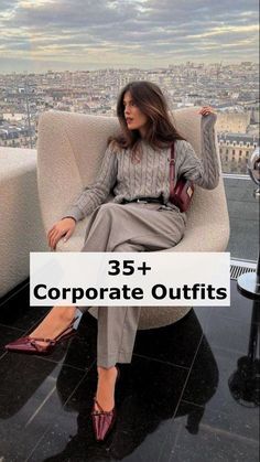 Office Wear Formal Women, Polished Professional Outfits, Classy Suit Outfits Women, Mule Outfits Women Work, Trendy Fall Outfits For Women Work, Business Trousers Outfit, University Work Aesthetic, Business Casual Outfit Inspo For Women, Cute Comfortable Work Outfits