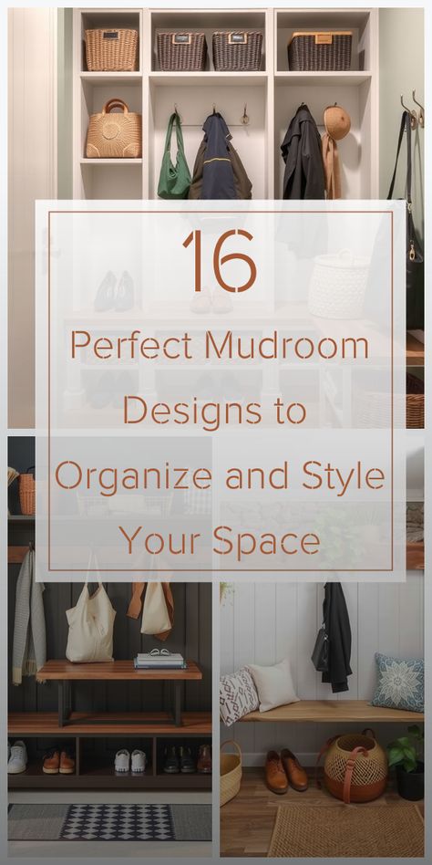 From stylish storage solutions to sleek design, these 16 mudroom ideas will turn your entryway into a functional masterpiece. Cabinet Drop Zone, Entryway Armoire Ideas, Elfa Mudroom, Mudroom Closet Organization, Mud Room Closet Ideas, Mudroom Designs, Mudroom Design Ideas, Mudroom Storage, Mudroom Closet