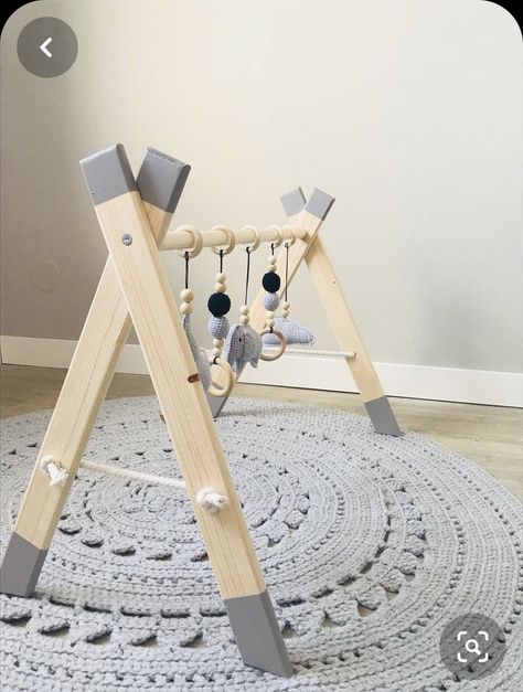 Wooden Baby Gym, Baby Gym Toys, Diy Bebe, Baby Room Design, Nursery Baby Room, Baby Gym, Baby Bedroom, Baby Boy Rooms, Diy Baby