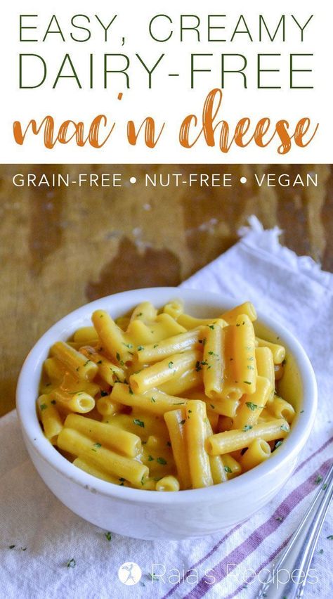 Dairy Free Mac N Cheese, Vegan Bechamel, Dairy Free Mac And Cheese, Dairy Free Bread, Dairy Free Cooking, Pasta Lunch, Crunchwrap Supreme, Dairy Free Recipes Dinner, Dairy Free Snacks