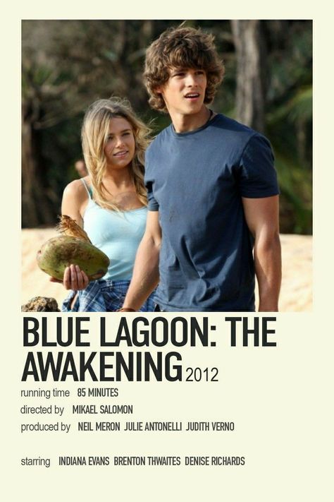 Blue Lagoon Movie Poster, Blue Lagoon Poster, Blue Lagoon 2012, Blue Lagoon The Awakening, Blue Lagoon Movie, Movie Recs, Awakenings Movie, Study Hall, Film Blue