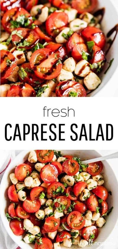 Mozzarella Balsamic, Easy Caprese Salad, Salad Caprese, Basil Mozzarella, Ensalada Caprese, Caprese Salad Recipe, Tomatoes Mozzarella, Mozzarella Salad, I Heart Naptime