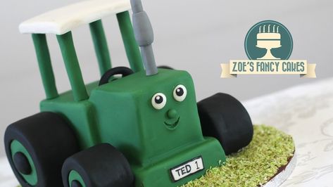 Tractor Birthday Cakes Tractor Ted Cake Tutorial Tractor Birthday Cake Youtube Easy Tractor Cake, Lobster Birthday, Tractor Birthday Cake, Tractor Cakes, Red Tractor Birthday, Farm Cakes, Tractor Birthday Cakes, John Deere Cake, Zoes Fancy Cakes