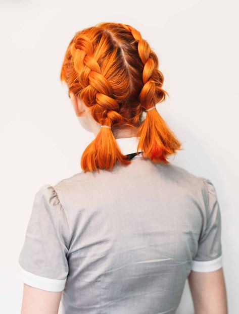 Dutch Hair, French Braid Short Hair, Braid Pigtails, French Braid Pigtails, French Braid Styles, Dutch Braid Hairstyles, French Braid Hairstyles, Pigtail Braids, Pigtail Hairstyles