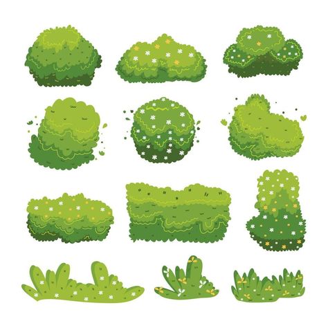 Illustration of bush for decorate the garden beautifully. Ornamental plant shrub for decorate of a park, a garden or a green fence. Thick thickets of shrubs. Foliage for spring and summer card design. Bush Illustration Drawings, Hedge Illustration, Bush Illustration, Shrub Illustration, Vip Ticket, Green Fence, Garden Illustration, Summer Cards, Ornamental Plants