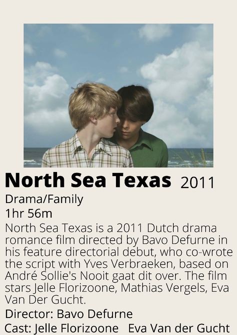 North sea texas movie poster #minimalistposter #northseatexas #poster #northseatexasposter North Sea Texas Movie, North Sea Texas, Queer Films, 2011 Movies, Romance Film, Minimalist Movie Poster, Good Movies To Watch, North Sea, Movie List