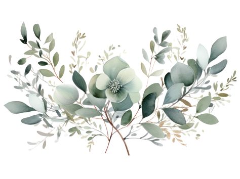 Leaves In Watercolor, 2024 Wallpaper, Leaves Clipart, Best Graphic Design, Free Svgs, Leaf Clipart, Vintage Poster Art, Graphic Design Resources, Eucalyptus Leaves