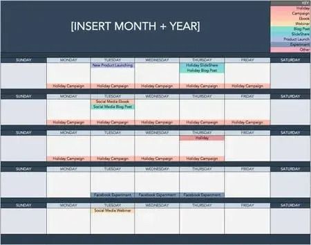 Social Media Calendar Template: The 10 Best for Marketers [Free Templates] Social Media Calendar Template, Content Calendar Template, Holiday Campaign, Social Media Calendar, Calendar Templates, Free Social Media, Content Calendars, Free Templates, Calendar Template