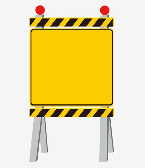 Construction Signs Printable, Construction Clipart, Construction Illustration, Square Signs, Construction Party Decorations, Dramatic Background, Construction Signs, Cars Theme Birthday Party, Construction Zone