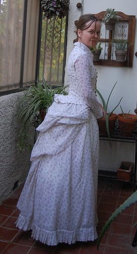 The Fashionable Past: An 1880s Bustle Dress Construction Tutorial--The Bodice! 1880s Dress, 1880s Fashion, Bodice Pattern, Bustle Dress, 19th Century Fashion, Victorian Clothing, Historical Dresses, Historical Clothing, Historical Fashion