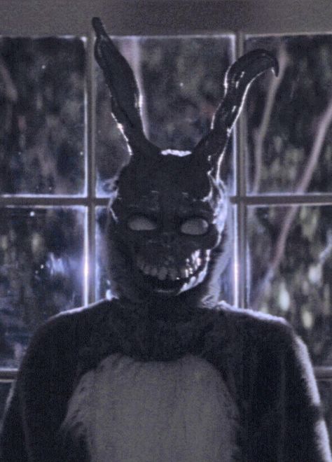 Frank - Donnie Darko Donnie Darko Widget, Donnie Darko Pfp Frank, Movie Character Pfp, Old Scary Movies, Alternative Pfp, Donnie Darko Rabbit, Frank Donnie Darko, Donnie Darko Pfp, Donny Darko