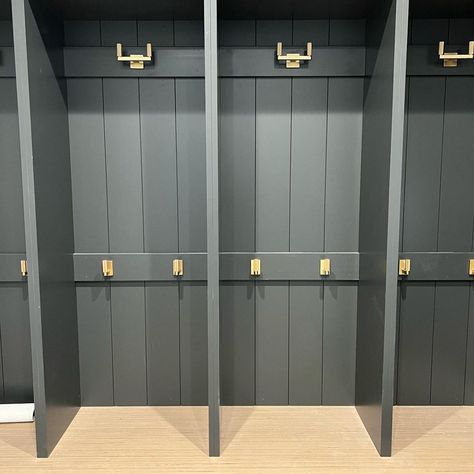 Mudroom Hooks In Cubbies, Mudroom Hook Ideas, Mudroom Locker Hooks, Mudroom Open Lockers, Mudroom Hooks And Bench, Lockers Mudroom, Mudroom Rug, Mudroom Shoe Storage, Mudroom Storage Ideas