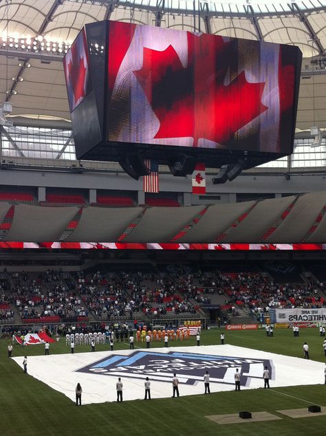 Vancouver Whitecaps FC - O Canada! David Beckham Photos, Canada Soccer, Oh Canada, Mls Soccer, Soccer Stadium, Vancouver Whitecaps Fc, O Canada, Hockey Rink, Vancouver