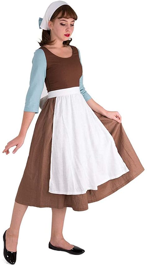 Cinderella Maid Dress, Diy Cinderella Costume, Peasant Costume, Cinderella Outfit, Cinderella Cosplay, Oktoberfest Outfit, Cinderella Costume, Diy Kostüm, Princess Dress Up