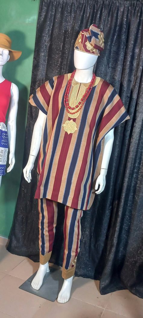 Aso oke embroidered danshiki Agbada Aso Oke For Men, Dansiki Styles Men Aso Oke, Aso Oke Agbada Styles Men, Aso Oke For Men, Dashiki Styles For Men, Dansiki Styles Men, Agbada Styles Men, Birthday Gown, Dashiki Fashion