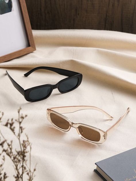 Shein Glasses, Shein Sunglasses, Funky Sunglasses, Popular Sunglasses, Photographing Jewelry, Small Sunglasses, Casual Sunglasses, High Fashion Accessories, Trendy Glasses