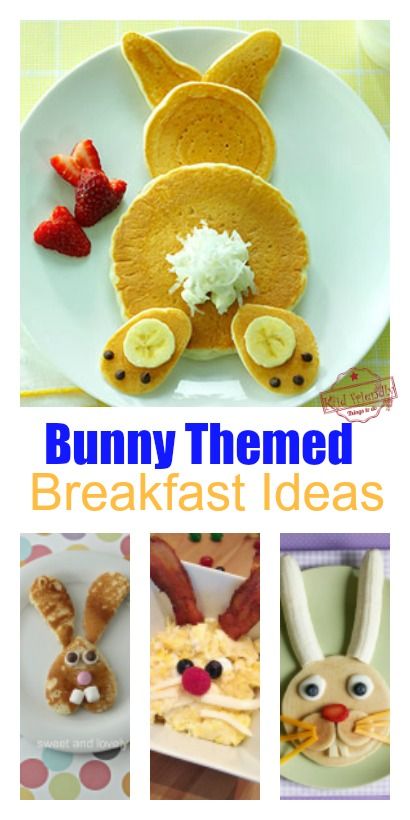 Bunny Breakfast Ideas for Easter or spring Camping Breakfast Recipes, Bunny Breakfast, Easter Morning Breakfast, Easter Pancakes, Camping Recipes Breakfast, Bunny Pancakes, Recipes Slow Cooker, Breakfast Crockpot Recipes, Easy Breakfast Recipes