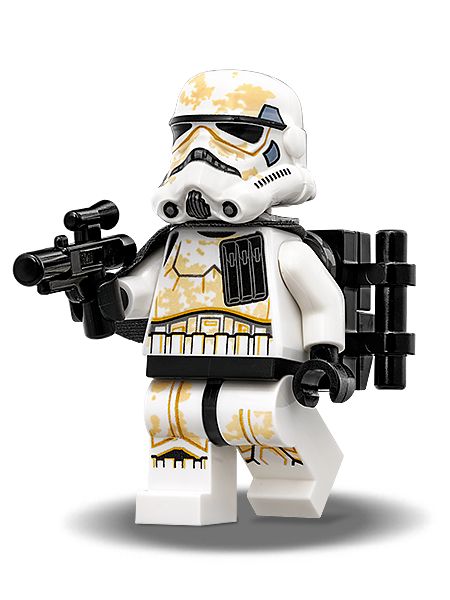 Sandtrooper™ - LEGO Star Wars Characters - LEGO.com for kids - US Stormtrooper Art, Lego Stormtrooper, Star Wars Minifigures, Sand Filter, Shark Toy, Free Lego, Clone Troopers, Lego Minifigs, Lego Characters