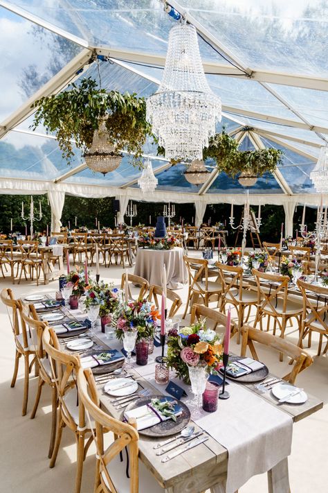 Frame marquee – Abbas Marquees Clear Roof Panels, Marquee Wedding Decoration, Marquee Decoration, Wedding Table Layouts, Tent Wedding Reception, Wedding Marquee, Pub Wedding, Vintage Crystal Chandelier, Tier Chandelier