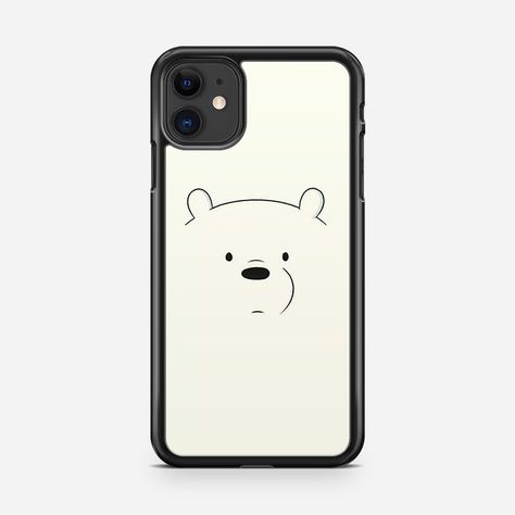 Ice Bear Phone Case, Bear Phone Case, 3 Bears, Ice Bear, Ice Bears, White Cover, Bare Bears, We Bare Bears, Phone Cover