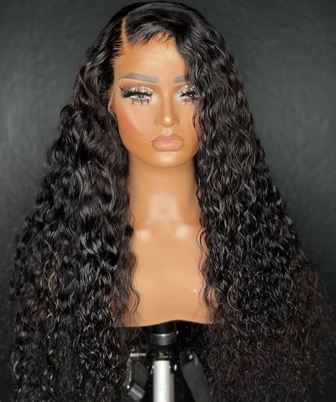 Perruque 100% naturel bouclés avec frontale taille 28 Spanish Curls, Blessed Wednesday, Protective Hairstyle, Stylish Hair, Lace Pattern, Protective Styles, Lace Frontal, Background Patterns, Wig Hairstyles