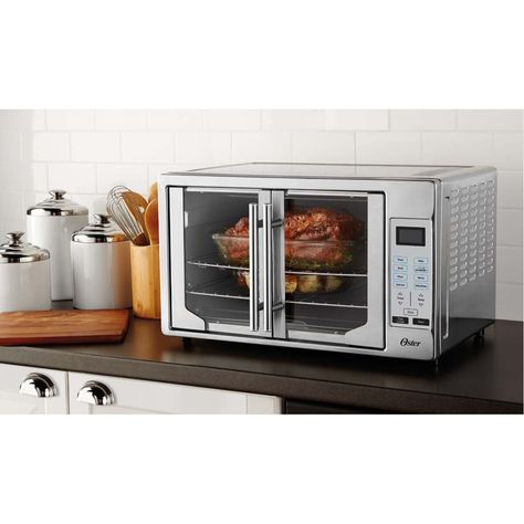 French Door Oven, Steel French Doors, Omaha Steaks, Convection Toaster Oven, Countertop Oven, Stainless Steel Oven, Modern French, Pizza Bake, Convection Oven